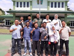 Perkuat Kemitraan, Dandim 0313/KPR Terima Silaturrahmi dan Audiensi PWI Kampar