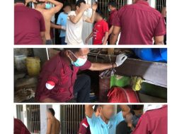 Lapas Kelas IIA Bangkinang Gelar Razia Kamar Hunian Warga Binaan