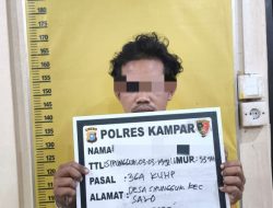 Palaku Pencurian HP yang Viral Berhasil Diamankan Satreskrim Polres Kampar, Ternyata Residivis