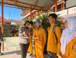 Kasat Lantas Polres Kampar ke SMA N 2 Bangkinang Sampaikan ini