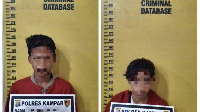 Pencurian di Toko Perhiasan Bangkinang Terungkap, Dua Pelaku Ditangkap Polisi