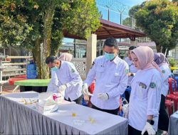 Lapas Bangkinang Bersama BNK Kampar Gelar Tes Urine Kepada Petugas Dan WBP