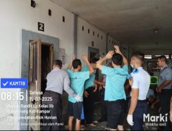 Lapas Bangkinang Kembali Geledah Blok Hunian, Wujudkan Kamtib