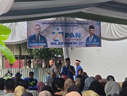 Sempena Milad ke-27 PAN Sekaligus HUT RI ke-80 Tahun, DPD PAN Kampar Bagikan 500 Paket Sembako