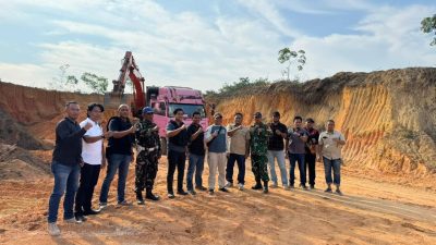 Sinergitas Tanpa Batas, Polres Kampar Bersama Kodim 0313/KPR Amankan 2 Orang Diduga Pelaku Galian C Ilegal dan 1 Alat Berat