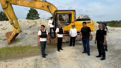 Sinergi TNI-Polri Beraksi Lagi. Sat Reskrim Polres Kampar dan Intel Kodim 0313 KPR Sikat Galian C Ilegal di Pasir Sialang, Komitmen Jaga Lingkungan