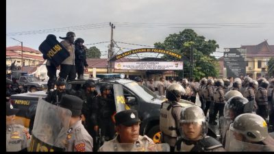 Wakapolda Riau Apresiasi Simulasi Pengamanan Polres Kampar