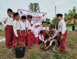 Laksanakan Sosialisasi Green Policing, Kasat Intelkam Polres Kampar : Cinta Lingkungan Harus Sejak Dini