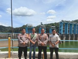 Kapolsek Bangkinang Barat Laksanakan Pulbaket dan Koordinasi dengan Pihak Manajemen PLTA Koto Panjang