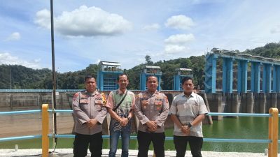 Kapolsek Bangkinang Barat Laksanakan Pulbaket dan Koordinasi dengan Pihak Manajemen PLTA Koto Panjang