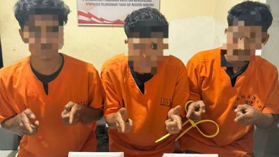 3 Pelaku Dibekuk Sat Narkoba Polres Kampar di PT Pokphand, Sejumlah Paket Sabu Diamankan