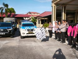 Kapolres Kampar Lepas Tim Solidaritas Polres Kampar untuk Bantu Korban Bencana di Sumbar