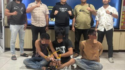 Gercep, Satreskrim Tangkap Terduga Pelaku Pembobolan Indomaret di Suka Mulya
