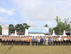 Polres Kampar Gelar Apel Operasi Lilin Lancang Kuning, Pimpinan Apel: Sukses Layani Masyarakat Tanggung Jawab Bersama