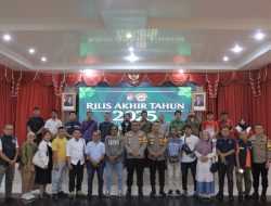 Sampaikan Capaian Selama Tahun 2025, Kapolres Kampar : Semua Berkat Sinergitas