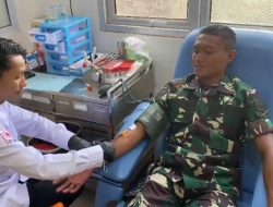 Respon Cepat, Prajurit Yonif TP 898/PC Langsung Donor Darah Ke PMI. Danyonif : Mari Berbuat untuk Masyarakat