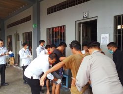 Gencarkan Zero Halinar, Lapas Bangkinang Laksanakan Razia Kamar WBP