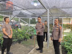 Wakapolres Kampar Cek Bank Pohon Setia, Kompol Rizki: Mari Jaga Kelestarian Lingkungan