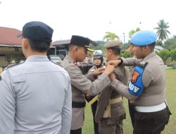 Polres Kampar Laksanakan Apel Gelar Pasukan Operasi Keselamatan Lancang Kuning 2026