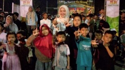 Tanamkan Kecintaan Berolahraga Sejak Dini, Kasat Lantas Polres Kampar Adakan Balap Lari Bagi Anak-Anak