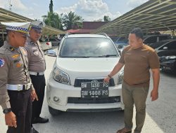 Turjagwali Polres Kampar Turun Gunung, Tindak Kendaraan dengan TNKB Tidak Sesuai Ketentuan