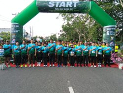 Kapolres Kampar Lepas Ribuan Peserta Fun Run Road To Riau Bhayangkara 2026