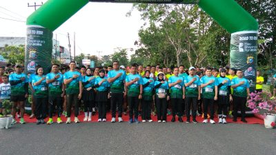 Kapolres Kampar Lepas Ribuan Peserta Fun Run Road To Riau Bhayangkara 2026