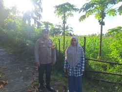 Polsek Bangkinang Barat Bahu Membahu Wujudkan Ketahanan Pangan Nasional Bersama Masyarakat