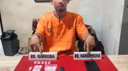 5 Paket Sabu Disita, Satresnarkoba Polres Kampar Tangkap Warga Ridan Permai