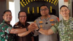 Polres Kampar & 12 Polsek Kompak Jalin Silaturahmi Dengan TNI, Kejaksaan