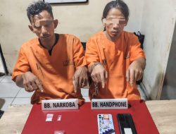 Dua Pria Diamankan Polres Kampar, Paket Sabu-Sabu Disita