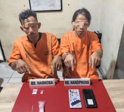 Dua Pria Diamankan Polres Kampar, Paket Sabu-Sabu Disita
