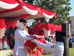 Camat Kuok Pimpin Upacara HUT RI Ke 81 Penuh Khidmat, Masyarakat Ucapkan Apresiasi