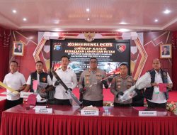 17 Hektar Terbakar dan 4 Pelaku Diamankan Polres Kampar